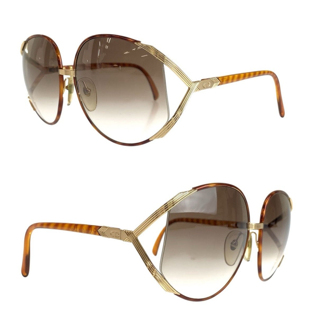 Dior Vintage Brown 14 63 17 Sunglasses Gradient Lens Eyewear — view 4