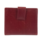 Gucci Red Gold Leather Fold Wallet Compact — view 2