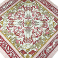 Hermes Scarf Carre 90 Light Pink Ivory Multi Warly America Dog Bird