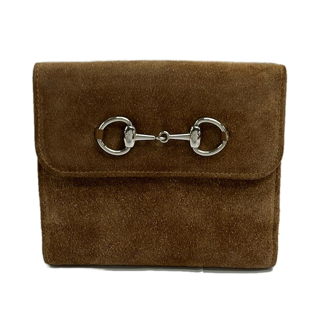 Gucci Hook Wallet Horsebit Brown