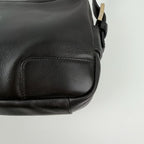 Loewe Anagram Shoulder Bag Black Leather Vintage — view 8