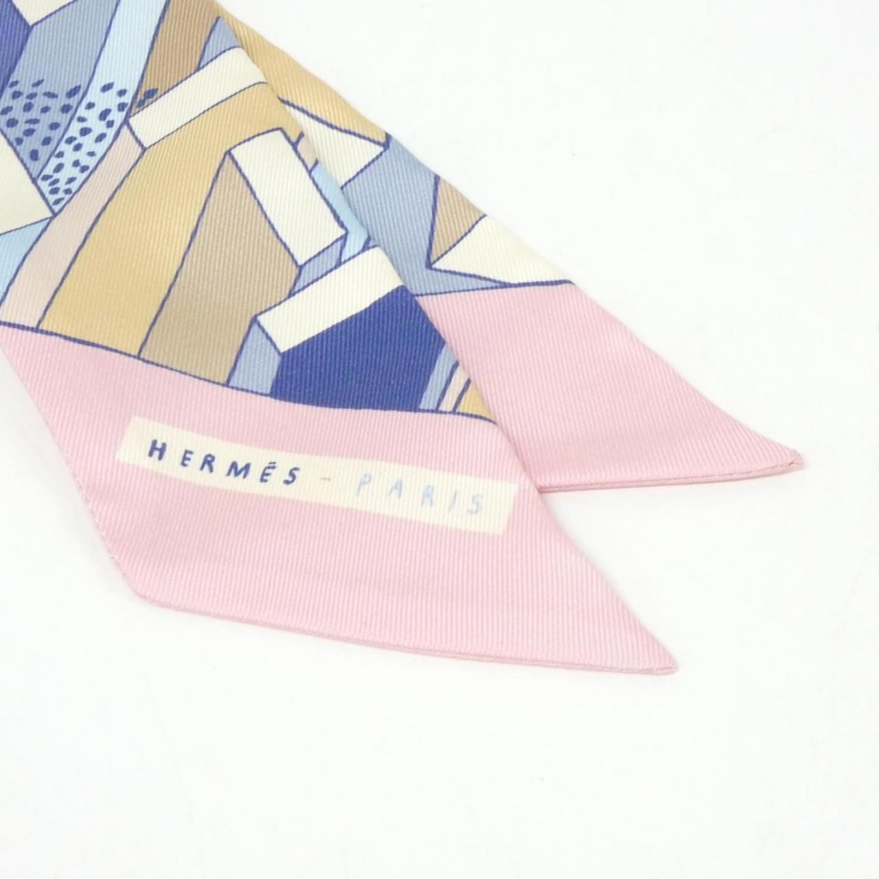 Hermes Twilly Scarf Pink — view 2