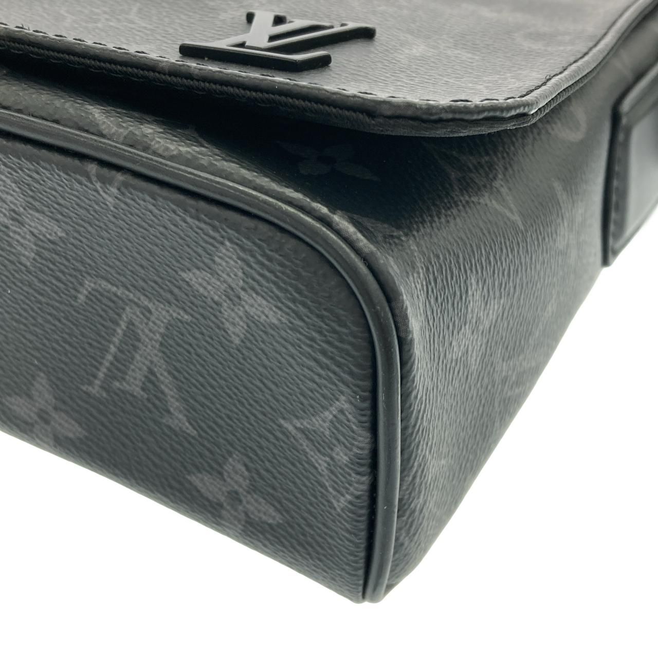 Louis Vuitton Monogram Eclipse District PM Shoulder — view 3
