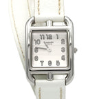 Hermes Capecod Double Tour SS Quartz Watch