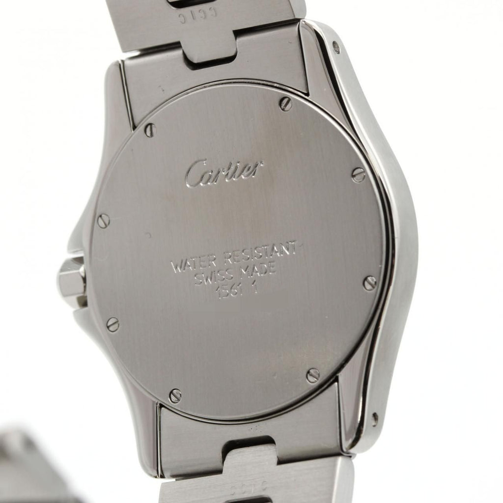Cartier Santos Round SS Quartz Watch — view 5
