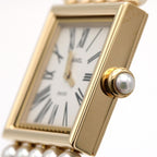Chanel Mademoiselle YG Pearl Bracelet M YG Quartz — view 6