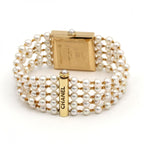 Chanel Mademoiselle YG Pearl Bracelet M YG Quartz — view 5