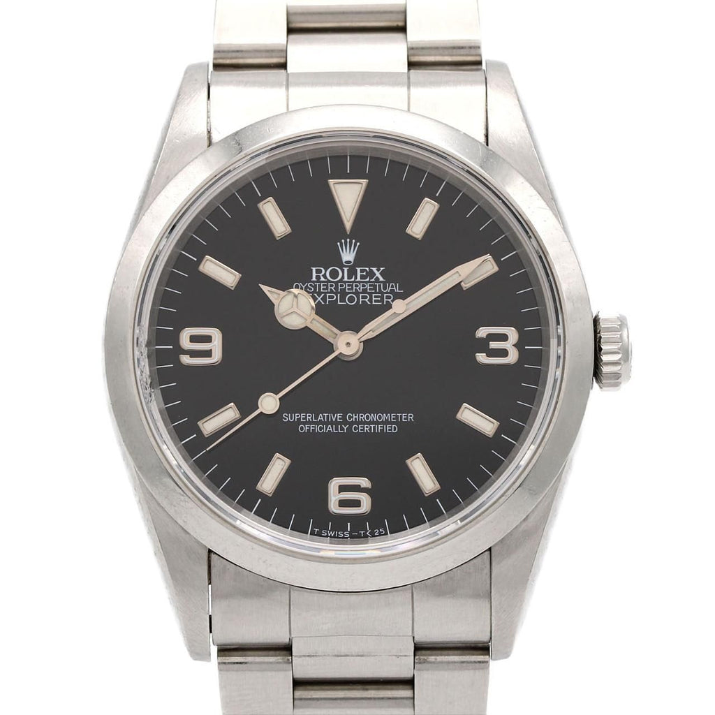 Rolex Explorer I SS Automatic Winding T Number Watch
