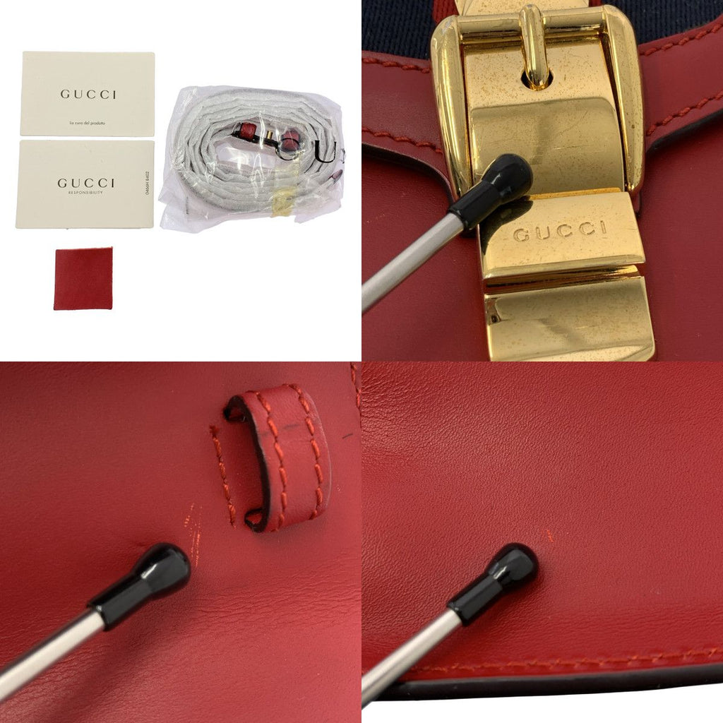 Gucci Sylvie 2-Way Sherry Line Handbag — view 8