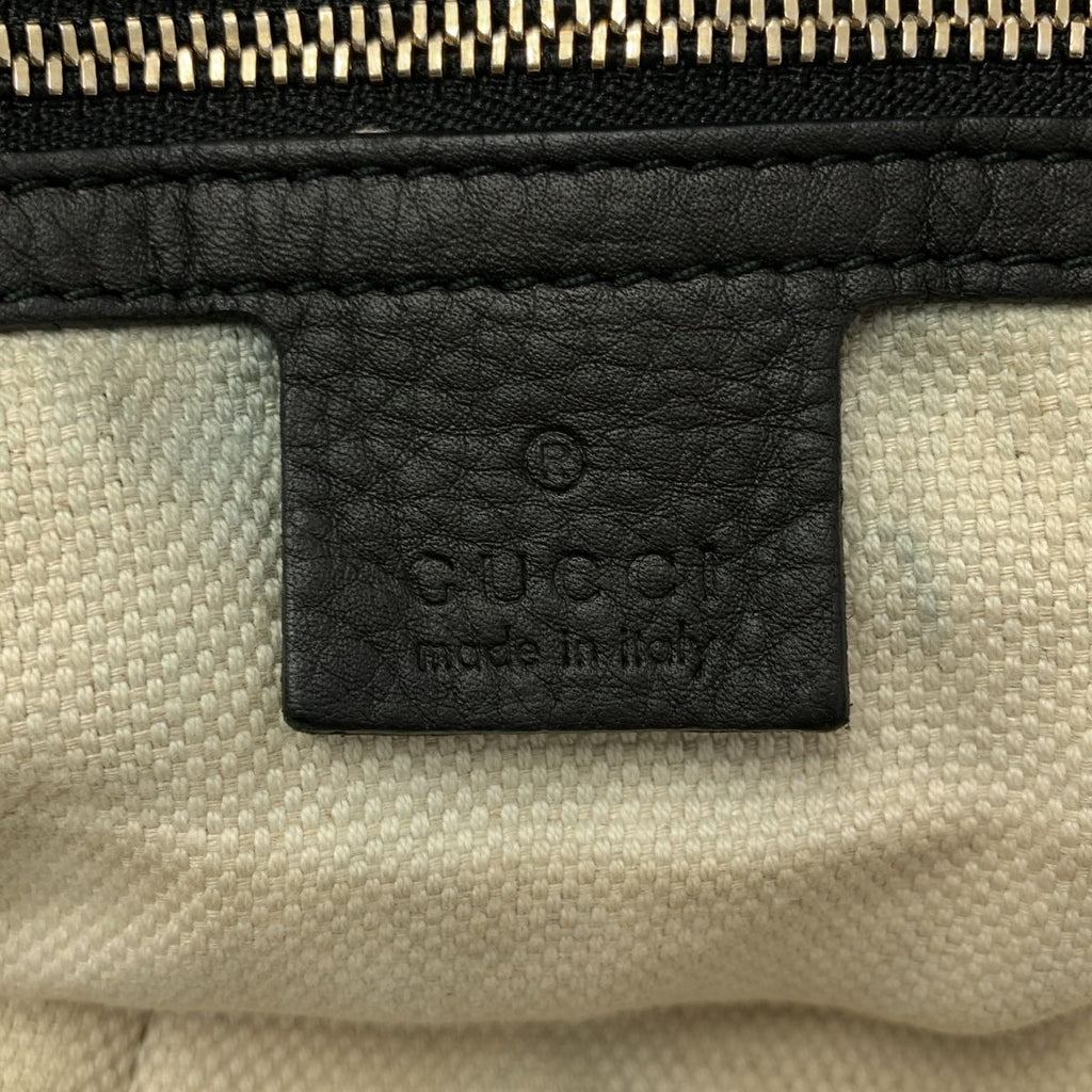 Gucci Soho Interlocking Chain Shoulder Bag Black — view 6
