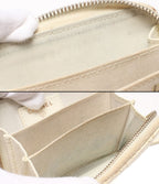 Chanel Coin Case Gold Caviar Leather Quilted CC Logo — view 8