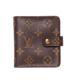 Louis Vuitton Bifold Wallet Compact Zip Monogram