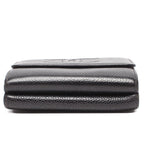 Chanel Hook Trifold Wallet Caviar Leather CC Logo — view 4