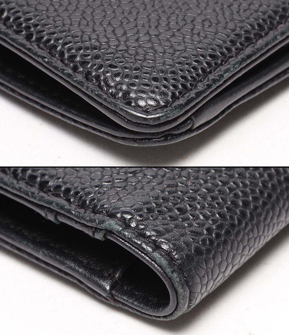 Chanel Wallet Caviar Leather CC Logo — view 9