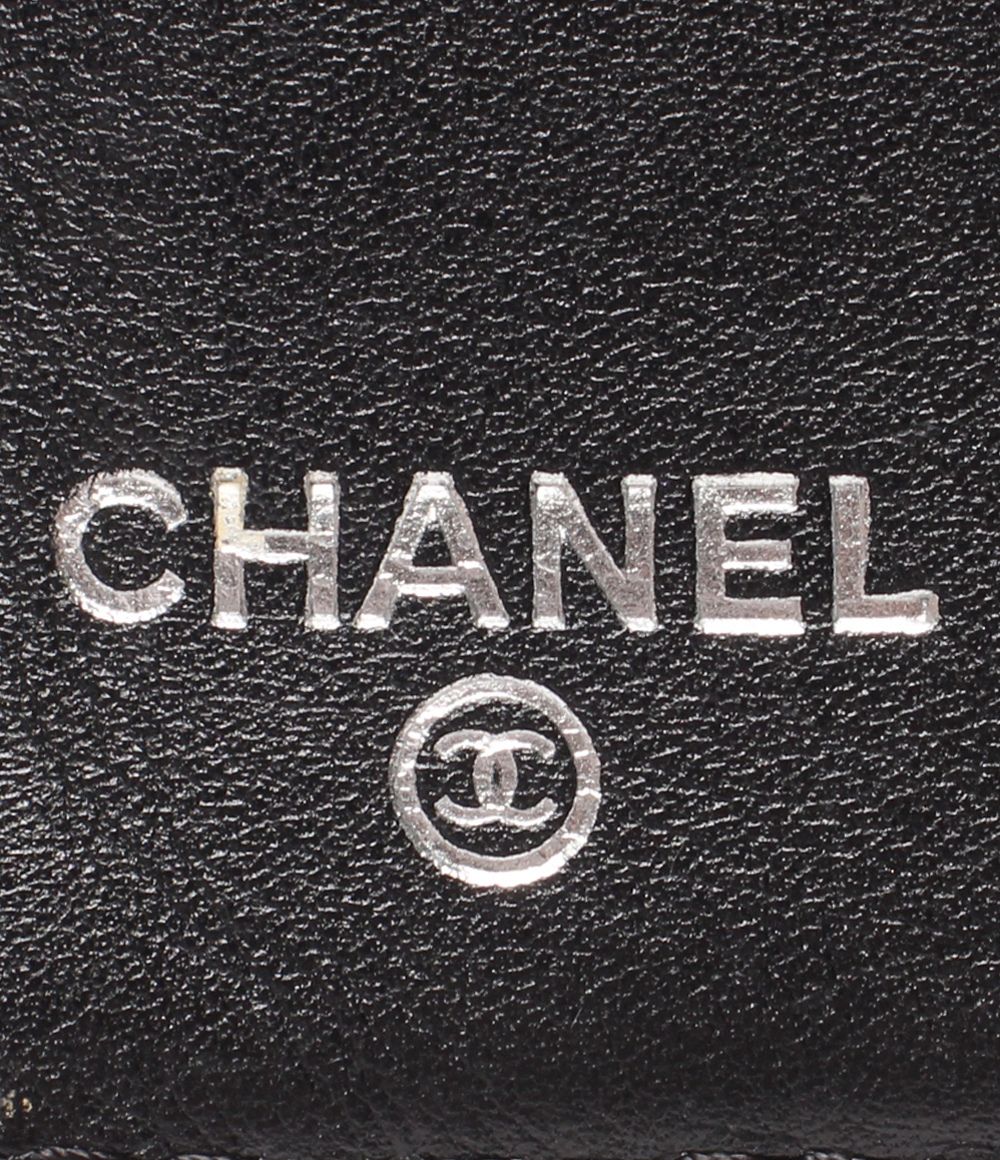 Chanel Wallet Caviar Leather CC Logo — view 6