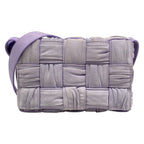 Bottega Veneta Shoulder Bag Cassette Light Purple Leather