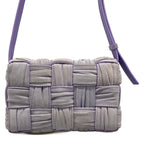 Bottega Veneta Shoulder Bag Cassette Light Purple Leather — view 3