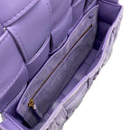Bottega Veneta Shoulder Bag Cassette Light Purple Leather — view 7