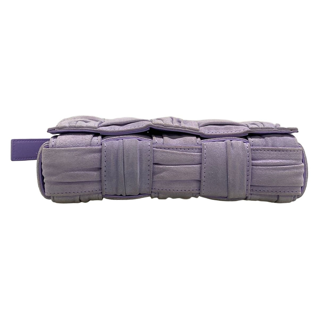 Bottega Veneta Shoulder Bag Cassette Light Purple Leather — view 5