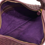 Bottega Veneta Shoulder Bag Bordeaux Leather — view 7