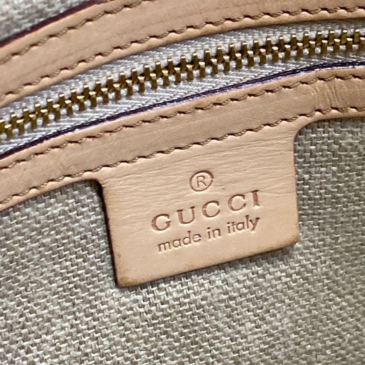 Gucci Shoulder Bag Flora Hasla Bit Ivory Beige Multi Leather — view 7