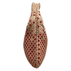 Bottega Veneta Shoulder Bag Large Pink Red Leather — view 2