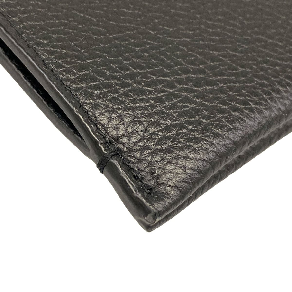 Saint Laurent Paris Clutch Black Leather — view 6