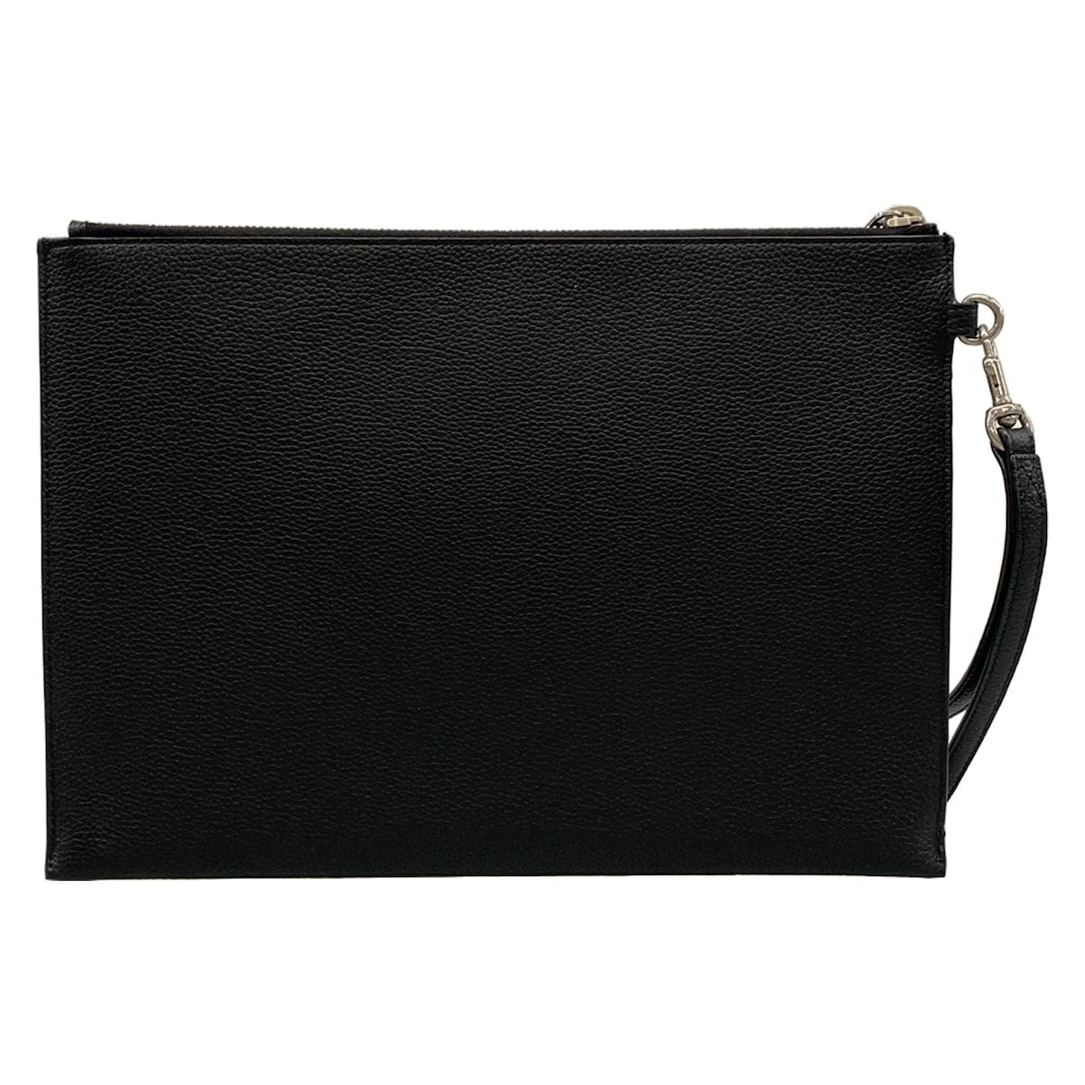 Saint Laurent Paris Clutch Black Leather — view 3