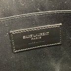 Saint Laurent Paris Clutch Black Leather — view 9