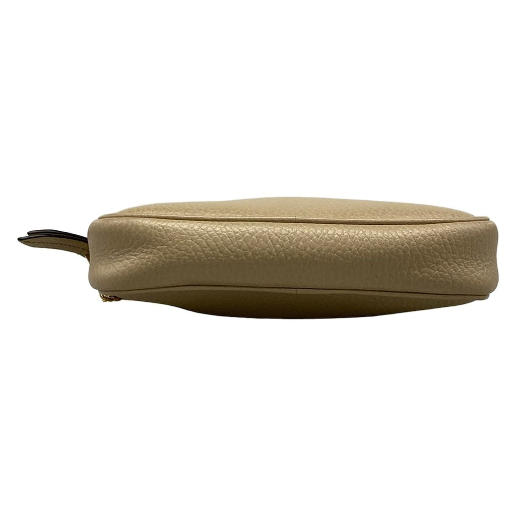 Gucci Shoulder Bag GG Marmont Mini Beige Chain Detachable Strap Leather — view 5