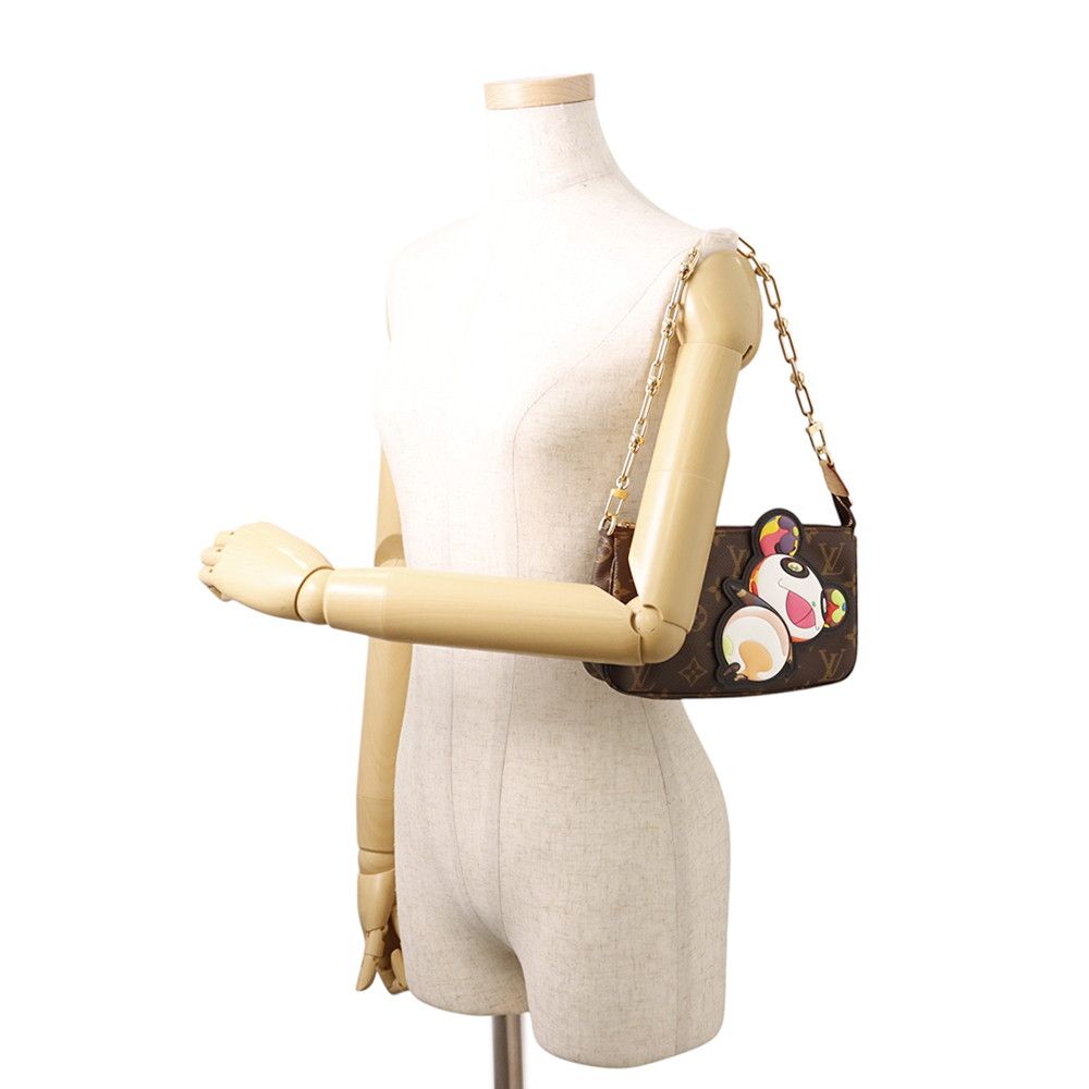 Louis Vuitton Pouch Monogram Panda LV TM Pochette Accessoire Takashi Murakami — view 5