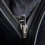 Hermes Tote Pure Sangle Black Caramel Silver Toile Military Taurillon Clemence — view 8
