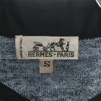 Hermes Brides de Gala Silk Scarf Shirt Switchable Cashmere Knit Long Sleeve — view 7