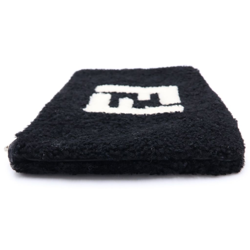 Fendi Shearling Pouch Logo — view 3
