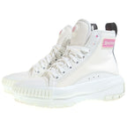 Louis Vuitton Squad Line High Cut Sneakers White Brown Canvas — view 2