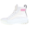 Louis Vuitton Squad Line High Cut Sneakers White Brown Canvas