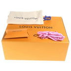 Louis Vuitton Squad Line High Cut Sneakers White Brown Canvas — view 6