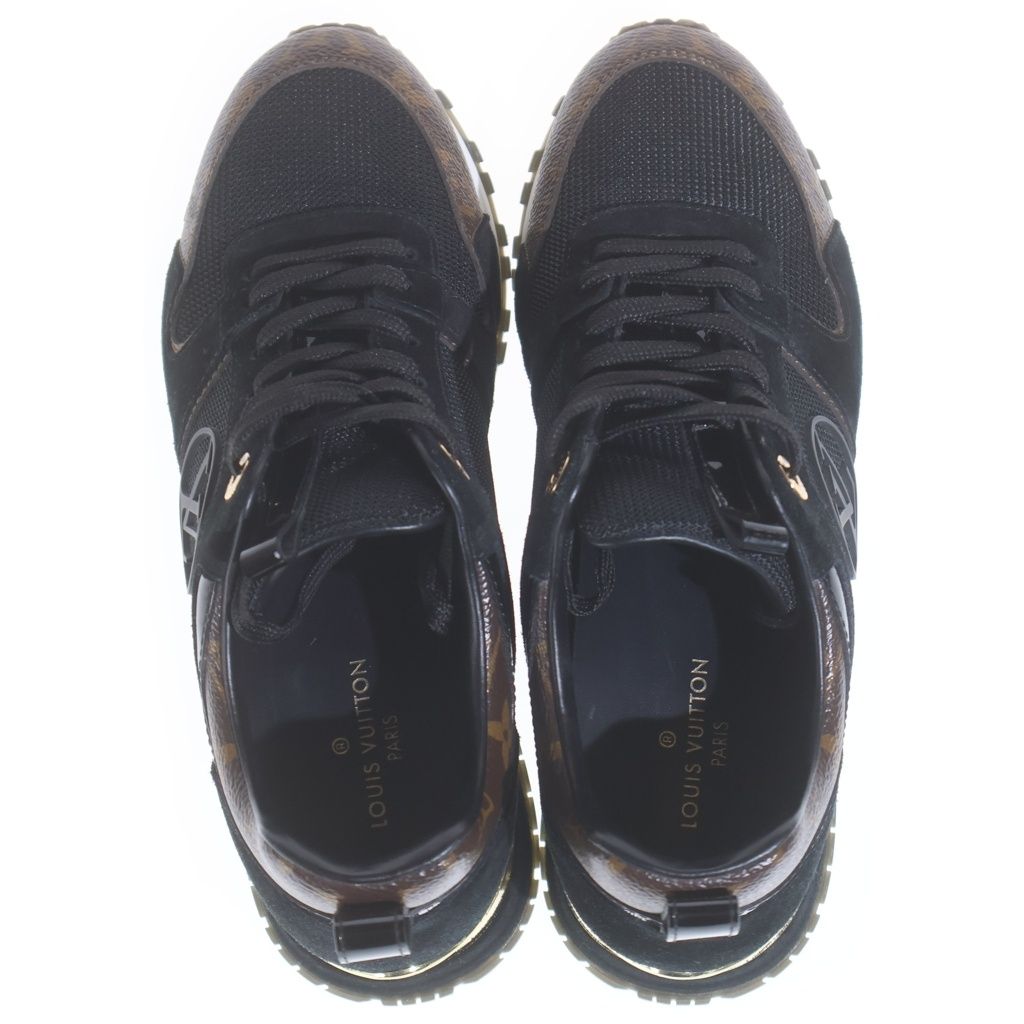 Louis Vuitton Run Away Sneakers Black Brown — view 4