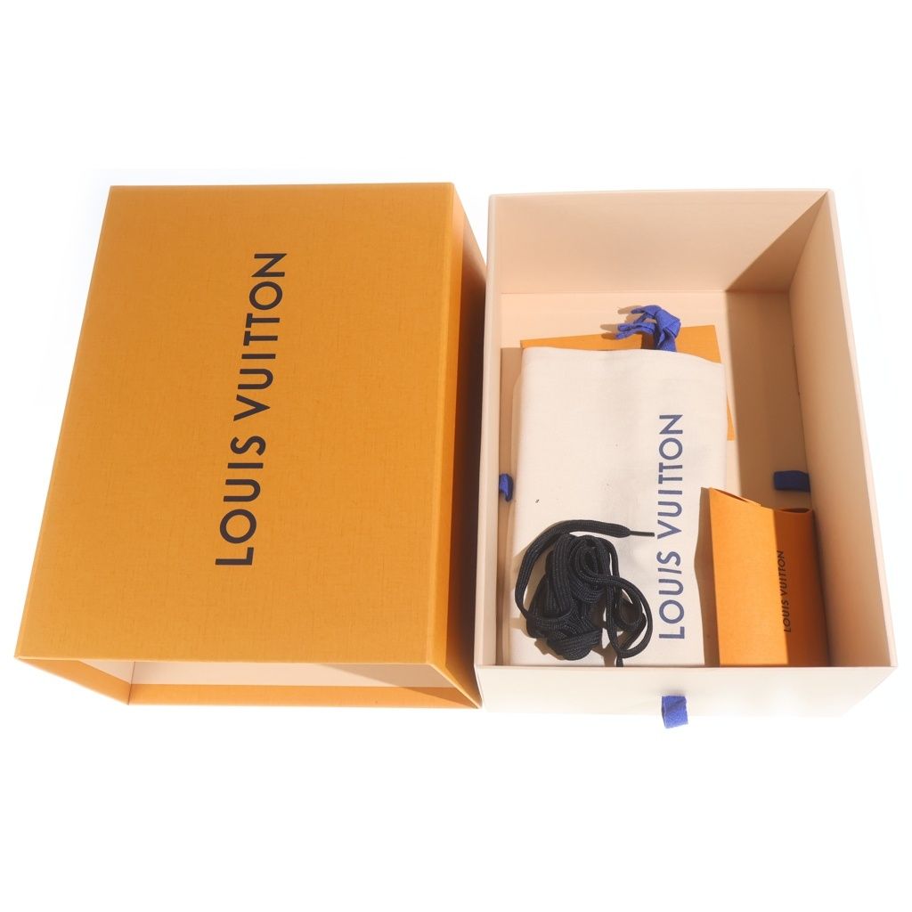 Louis Vuitton Run Away Sneakers Black Brown — view 6