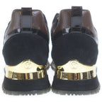 Louis Vuitton Run Away Sneakers Black Brown — view 3