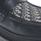 Dior Explorer Loafer Calf Jacquard Loafers Black — view 6