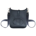 Hermes Evelyne TPM Grease Misty Taurillon Clemence Silver Shoulder