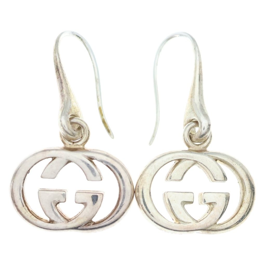 Gucci Interlocking Earrings Silver
