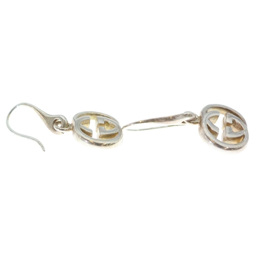 Gucci Interlocking Earrings Silver — view 4