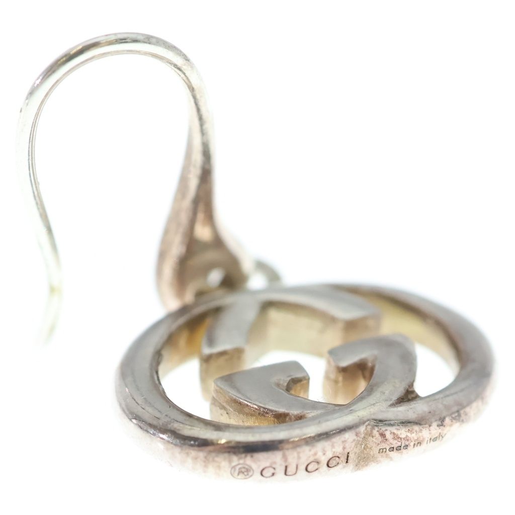 Gucci Interlocking Earrings Silver — view 5