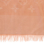 Louis Vuitton Monogram Naturel Scarf Shawl Pink — view 5