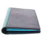 Louis Vuitton Portefeuille Brazza NM Monogram Eclipse Wallet Turquoise Gray — view 3
