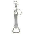 Fendi Opener Key Ring Logo Key Holder Silver — view 2