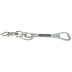 Fendi Opener Key Ring Logo Key Holder Silver — view 4