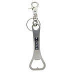 Fendi Opener Key Ring Logo Key Holder Silver